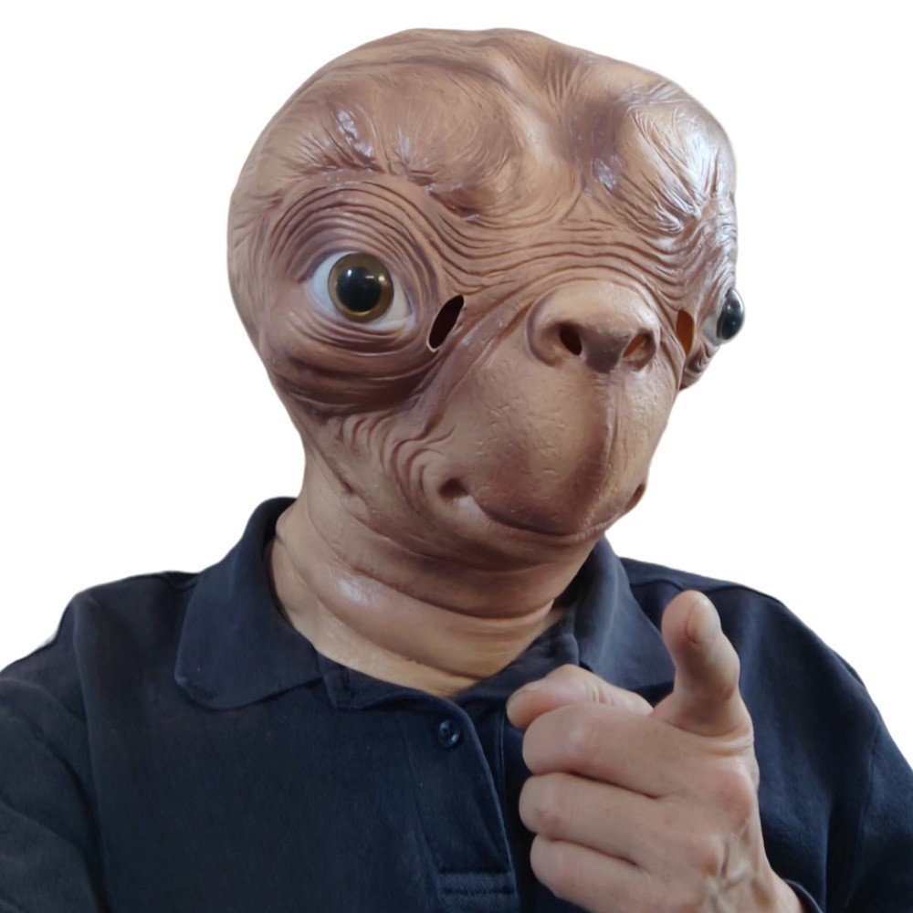Latex Alien Mask Realistic - Реалистичная латексная маска инопланетянина E.T. для