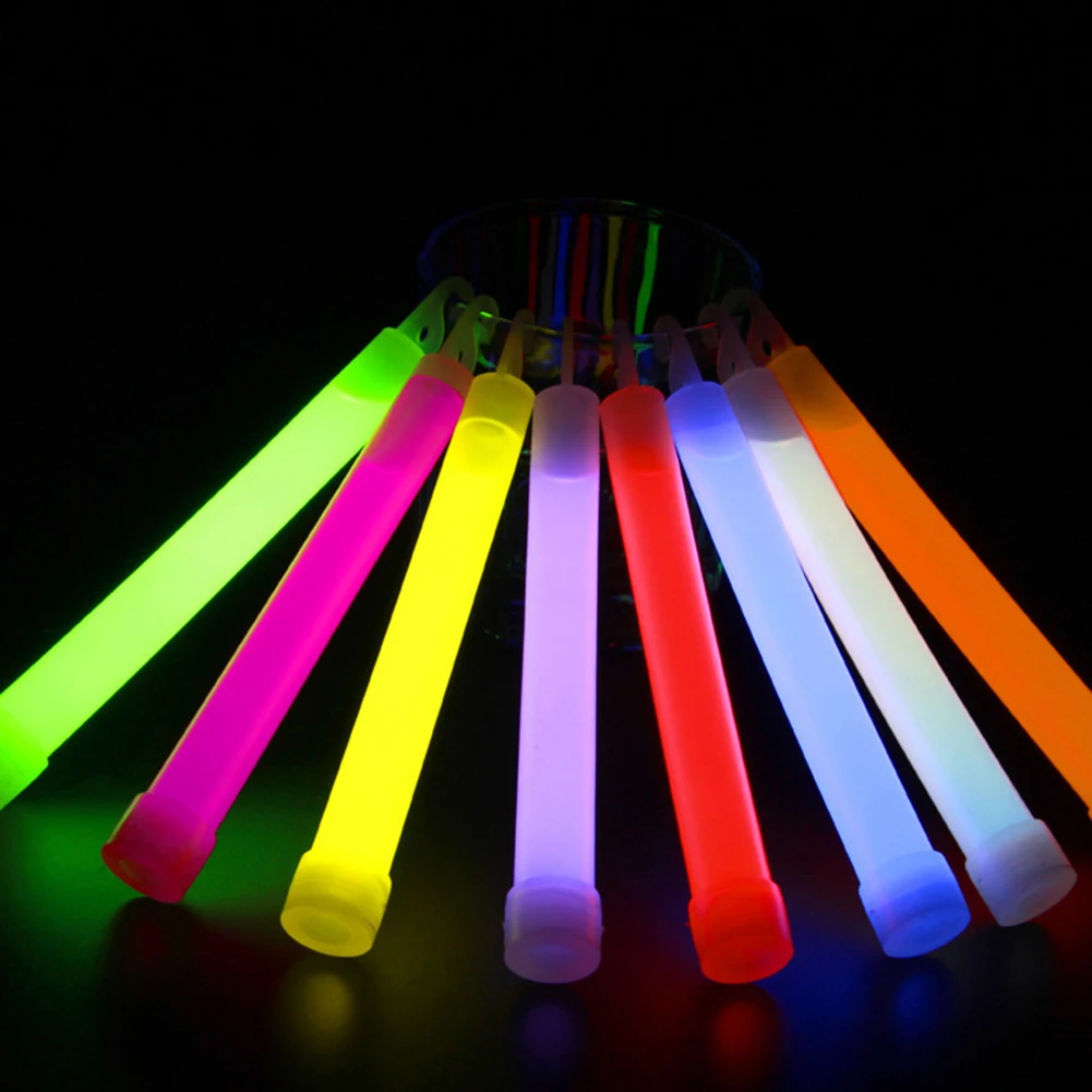 Glow In The Dark Party Glasses - 30 шт. светящиеся палочки, водонепроницаемые военные