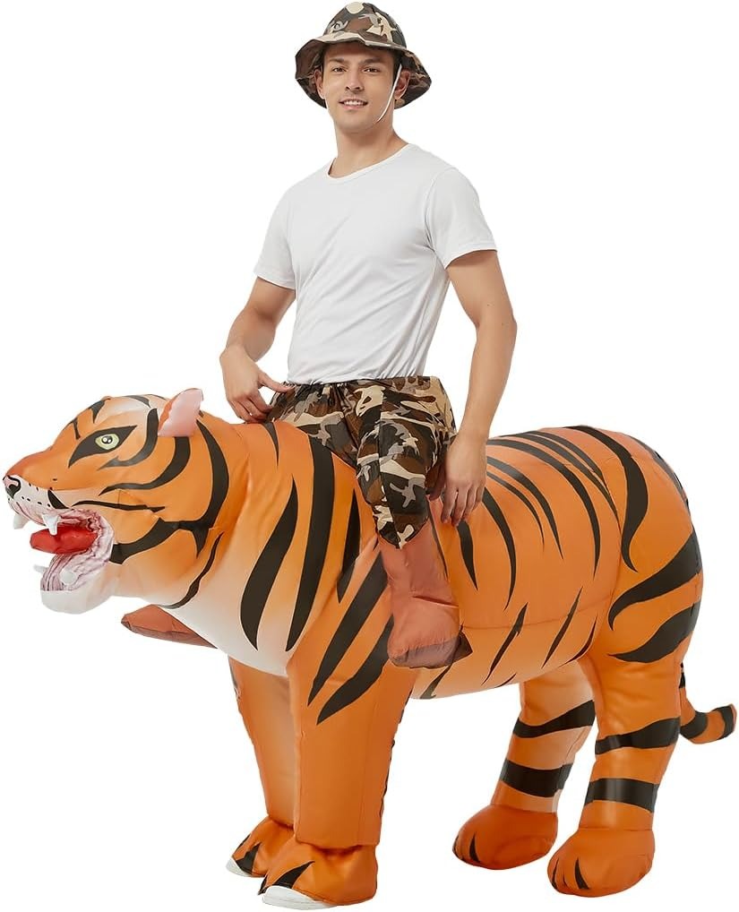 Costumes - Надувной костюм тигра для взрослых, костюм