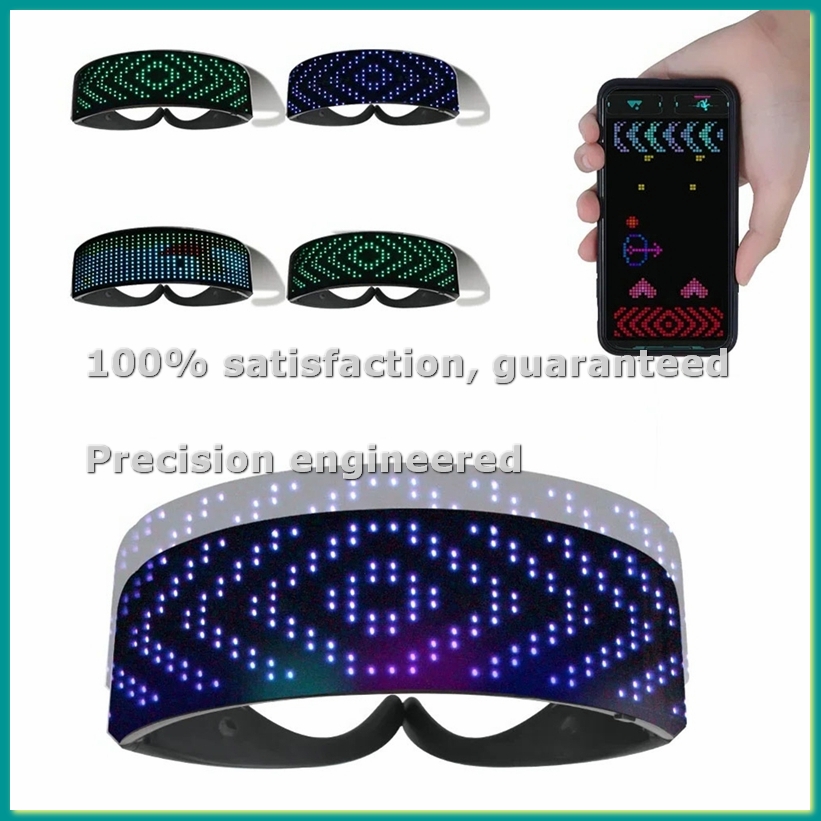 Glow In The Dark Party Glasses - Светящиеся электронные футуристические очки DIY с