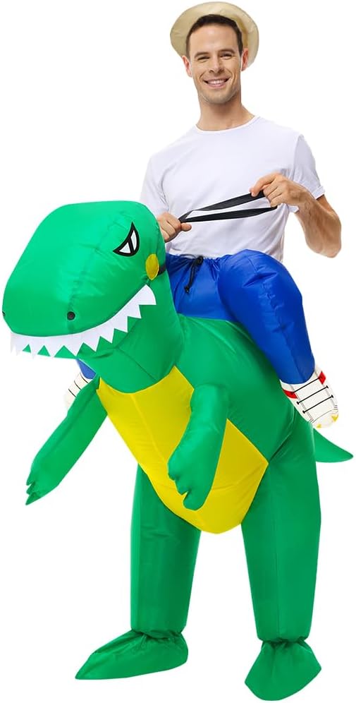 Надувной костюм динозавра для  – обзор и цена Inflatable Dinosaur Costume Adult
