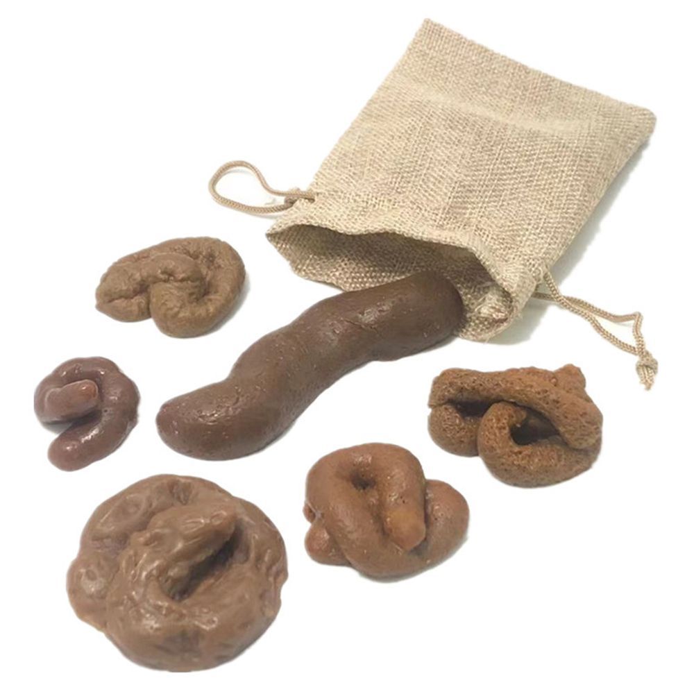 6 шт. антистресс-гаджетов в ви – обзор и цена Fake Poop Gag Gift
