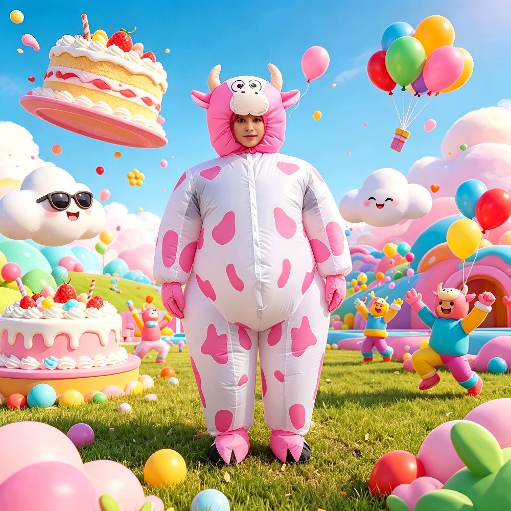 Забавный надувной костюм розов – обзор и цена Costumes