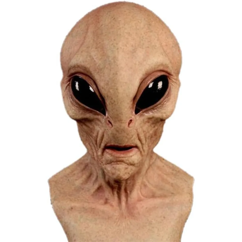 Костюм на Хэллоуин, маска иноп – обзор и цена Latex Alien Mask Realistic