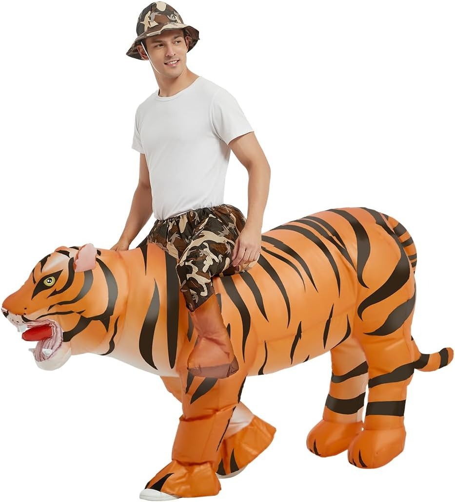 Надувной костюм тигра для взро – обзор и цена Costumes